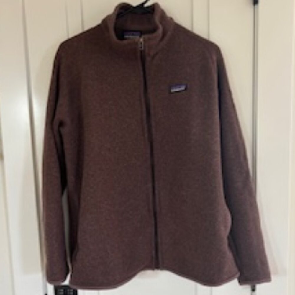 Patagonia Women's Better Sweater full-zip jacket, dusky brown, size XXL